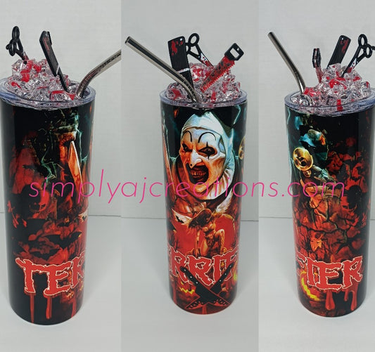 3D Customized Topper /Terrifier Tumbler